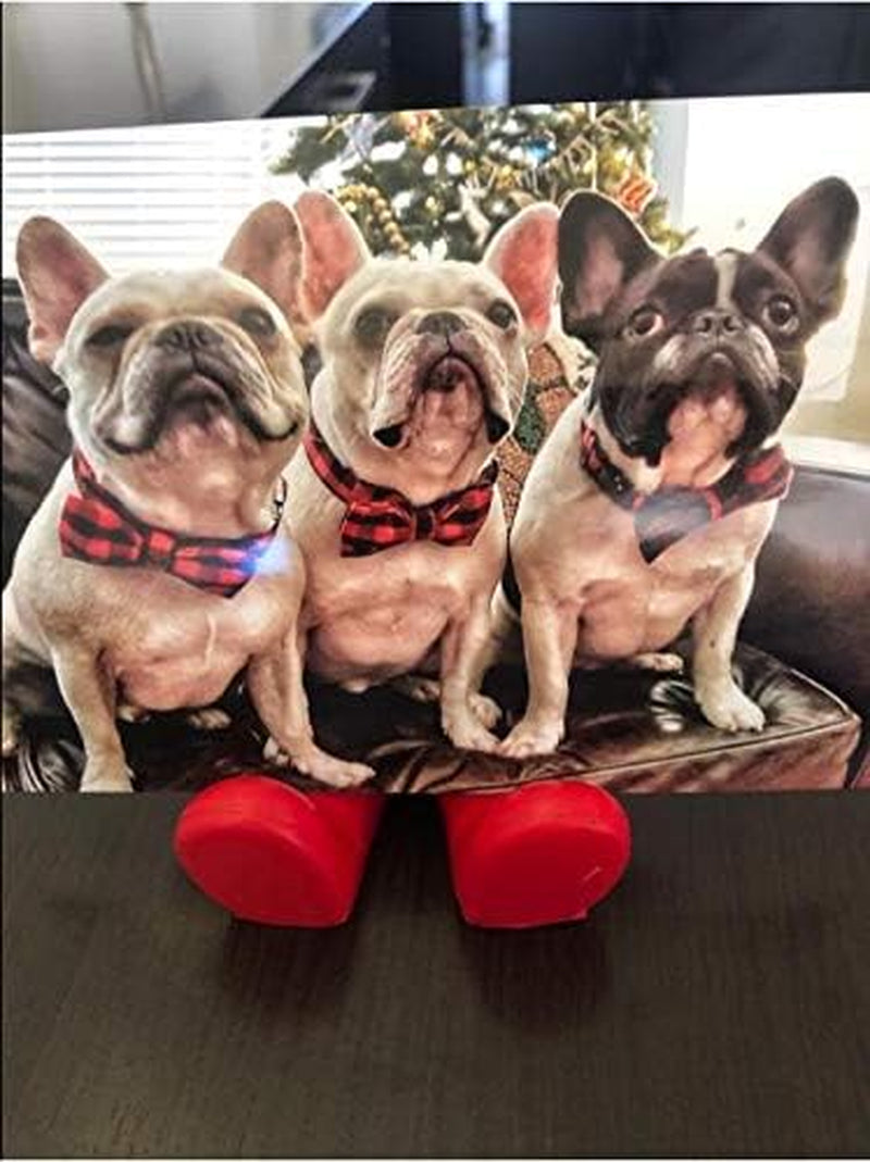 Cotton Dog Collar with Bow Puppy Collar with Black Red Plaid for Small Medium Large Boys Girls Dogs